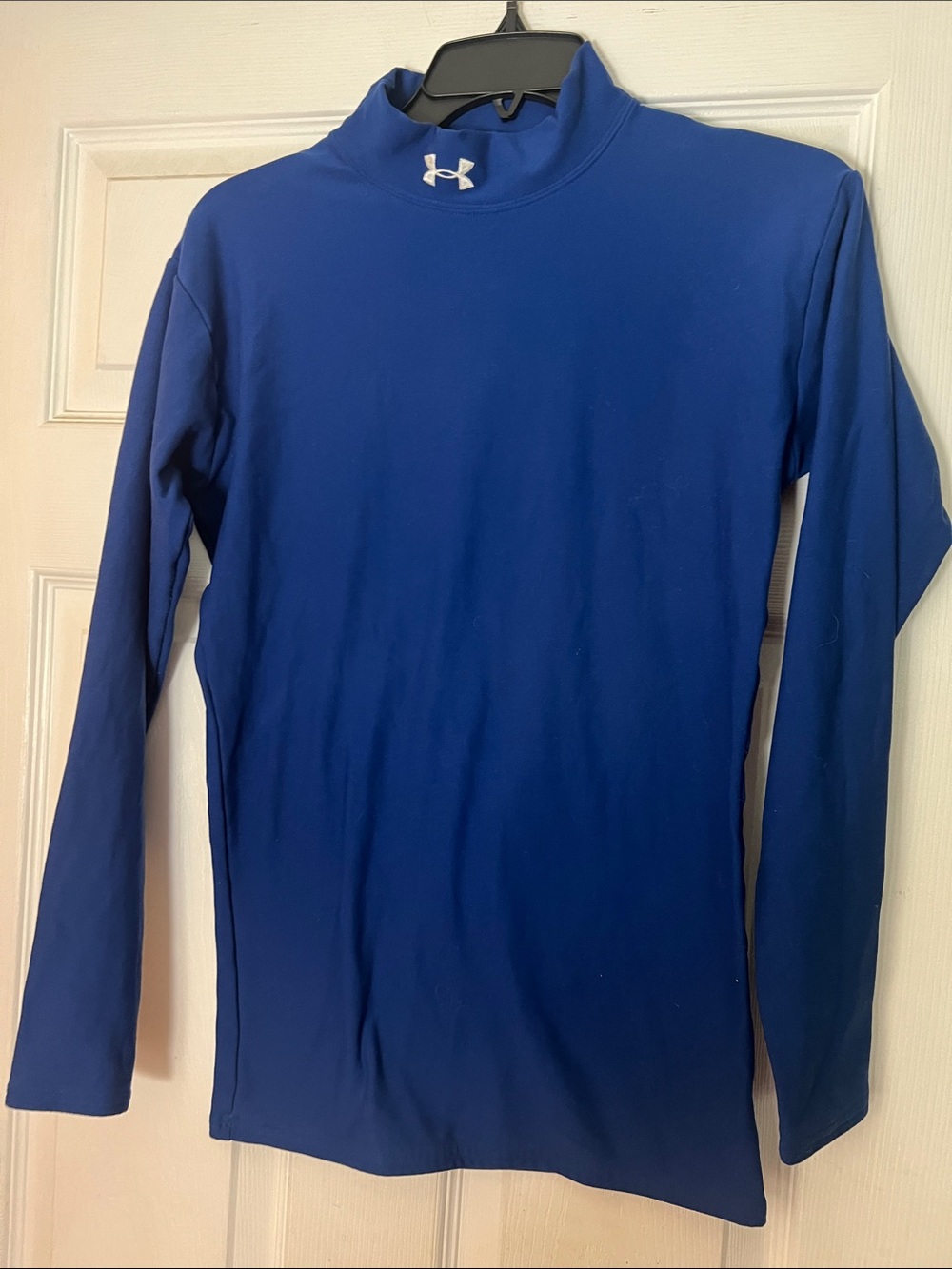 Under Armour Men’s Long Sleeve Mock Neck Shirt - Royal Blue